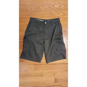 George Cargo Shorts Men's Size 30 Gray Flat Front Pockets Casual Outdoor
